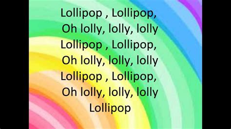 lollipop song lyrics